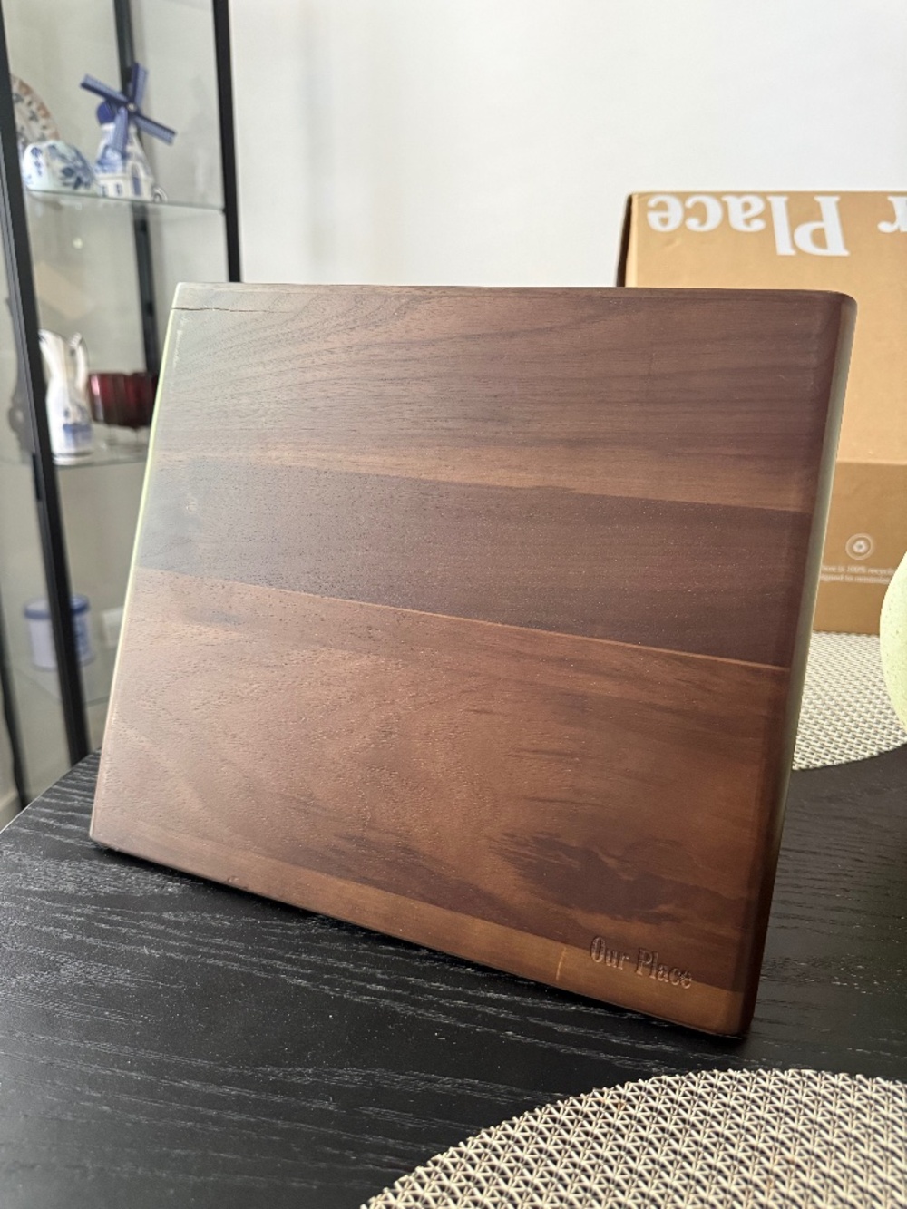 Our Place Walnut Magnetic Knife Block